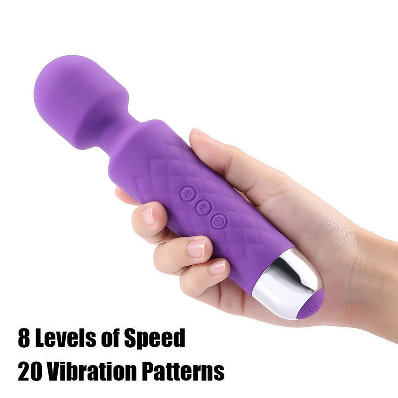 Rechargeable Massage Wand Vibrator 28 Function