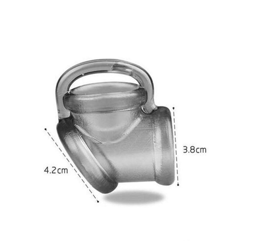 Erection Enhancer T-Style Cock Ring & Ball Divider