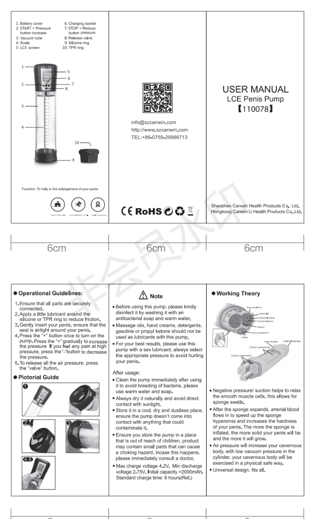 4 Speed LCD Electric Penis Pump