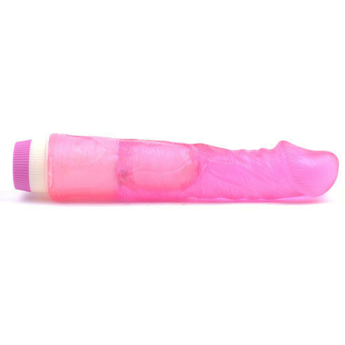 Vibrating Jelly Dildo 8.5 inch