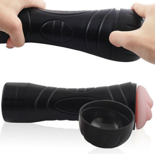 Realistic Vagina Vibrating Male Masturbator Cup