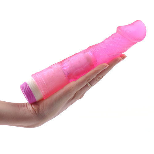 Vibrating Jelly Dildo 8.5 inch