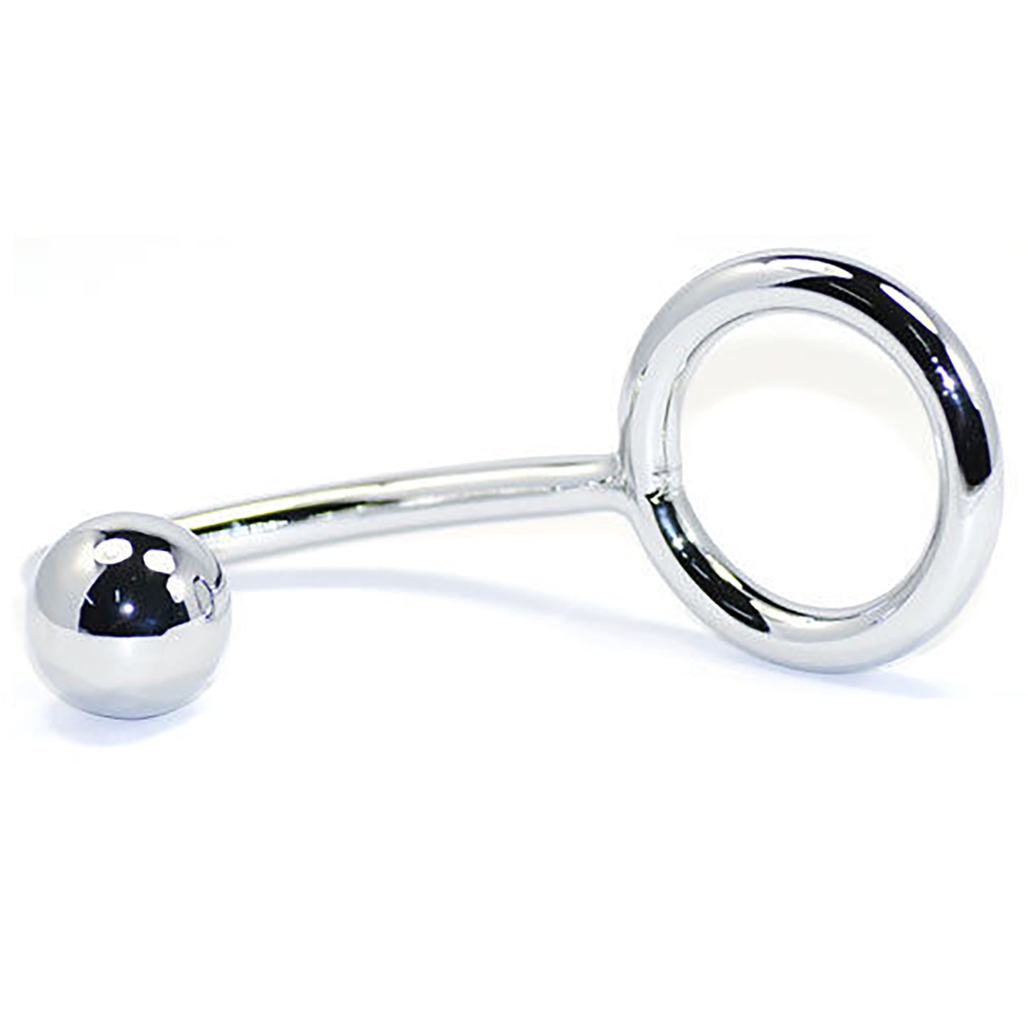 Metal Penis Ring & 1 Ball Anal Plug