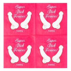 Lovetoy Super Dick Forever Bachelorette Paper Napkins(Pack of 10)