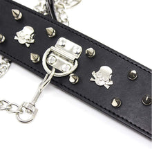 Load image into Gallery viewer, Spike &amp; Skull Collar and Leash (H)