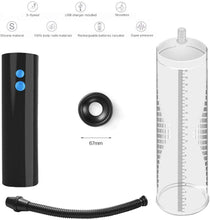 Load image into Gallery viewer, Beginner&#39;s Automatic Rechargeable Stick Grip Penis Pump, 3 Speed
