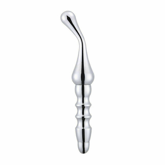 Straight Shaped Metal Vibrating Prostate Massager