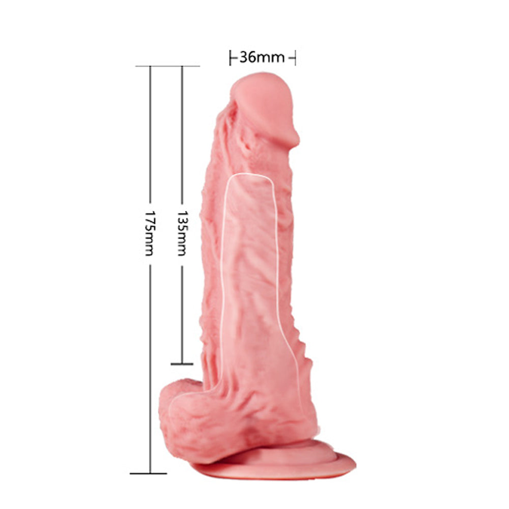 Mars Hollow Dildo Strap On 6.75 Inch