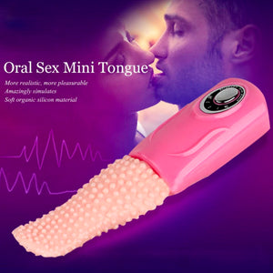 Rechargeable Swing Tongue Vibrator, 3 Function