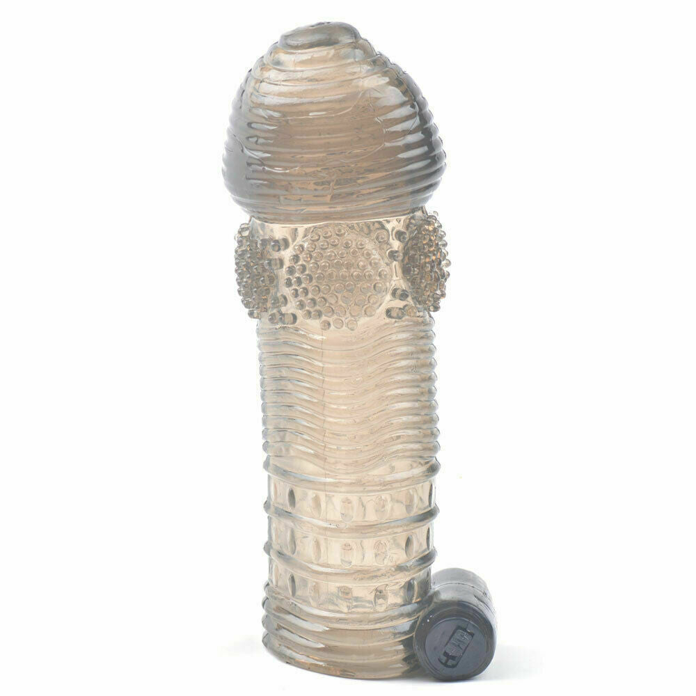 5.2" Vibrating Textured Penis Sleeve Kit