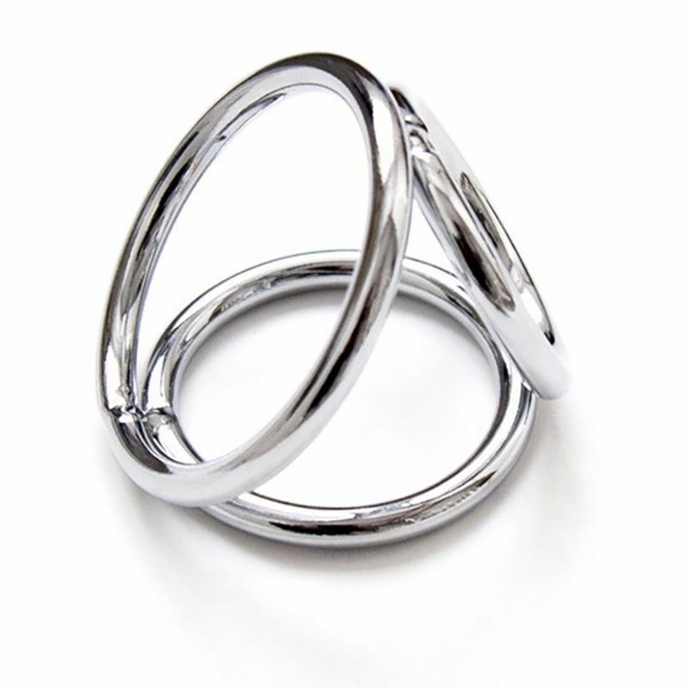 Stainless Steel Triple Cock RIng