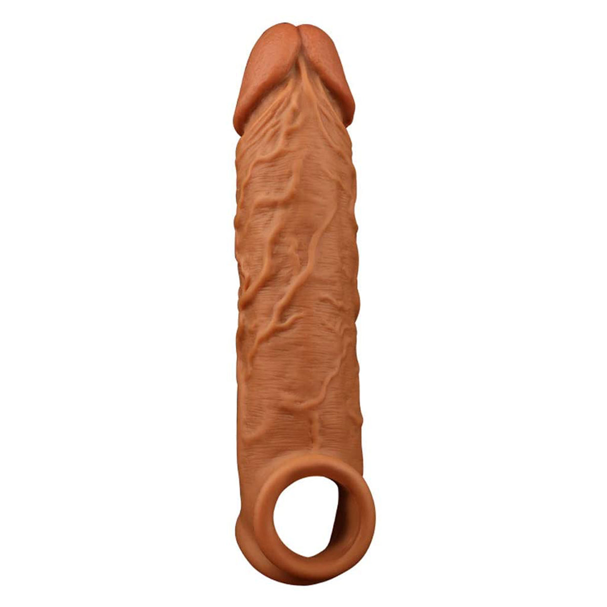 Veiny Goodness Penis Extension Sleeve with Ball Loop