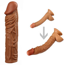 Load image into Gallery viewer, Veiny Goodness Penis Extension Sleeve