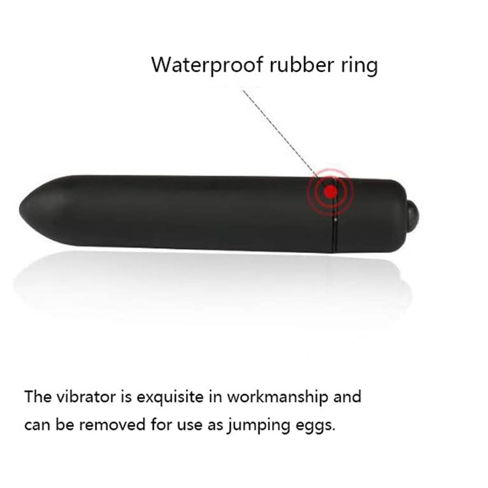 Cock Ring with Vibrating Butt Plug, 10 Function