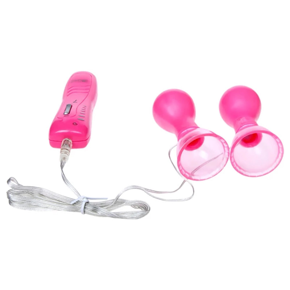 Remote Control Vibrating Nipple Suckers, 7 Function