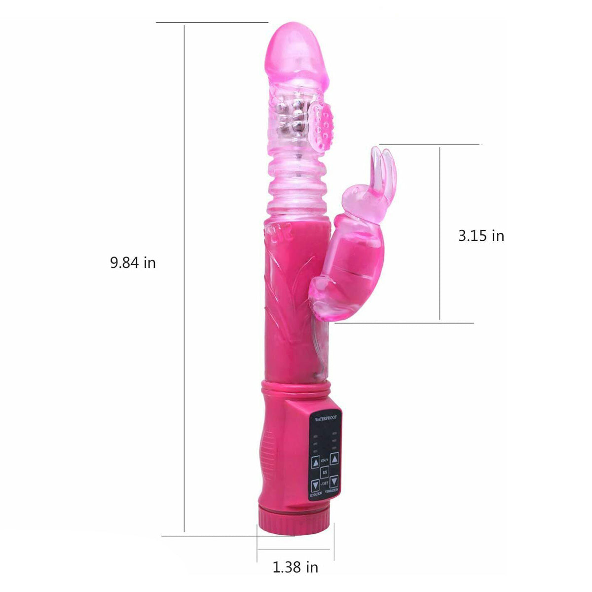 Thrusting Rechargeable Rabbit Vibrator II