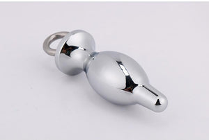 Weighted Butt Plug with Removable Pull Ring