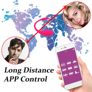 Bluetooth Wireless APP Control Vibrator, Strong & Quiet Long Distance Stimulator (Andriod & iphone iOS)
