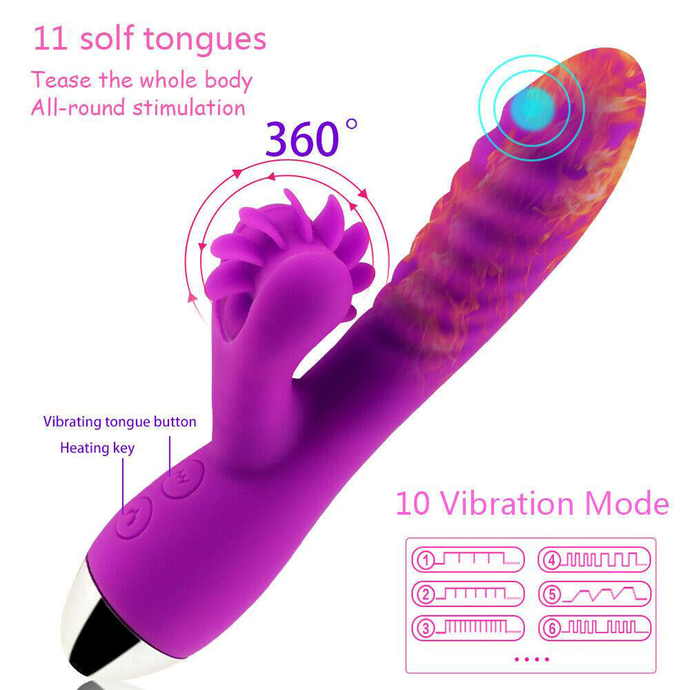 Windmill Rechargeable Vibrator, 10 Function